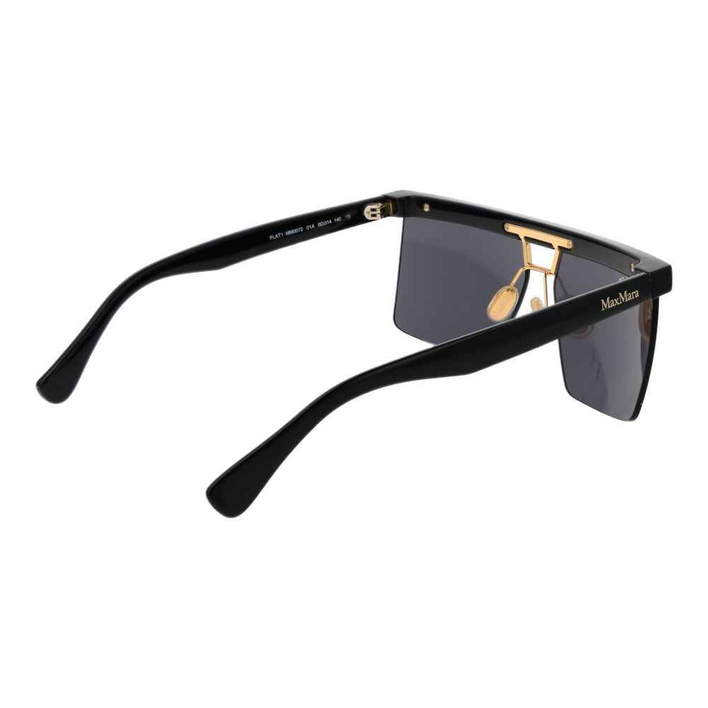 Max Mara Black Stainless Steel Sunglasses