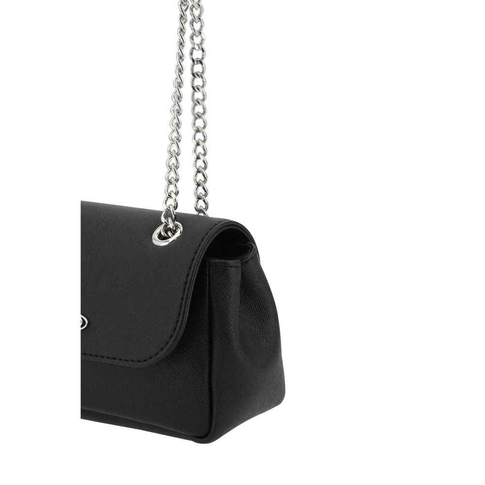 Vivienne Westwood Black Polyethylene Shoulder Bag
