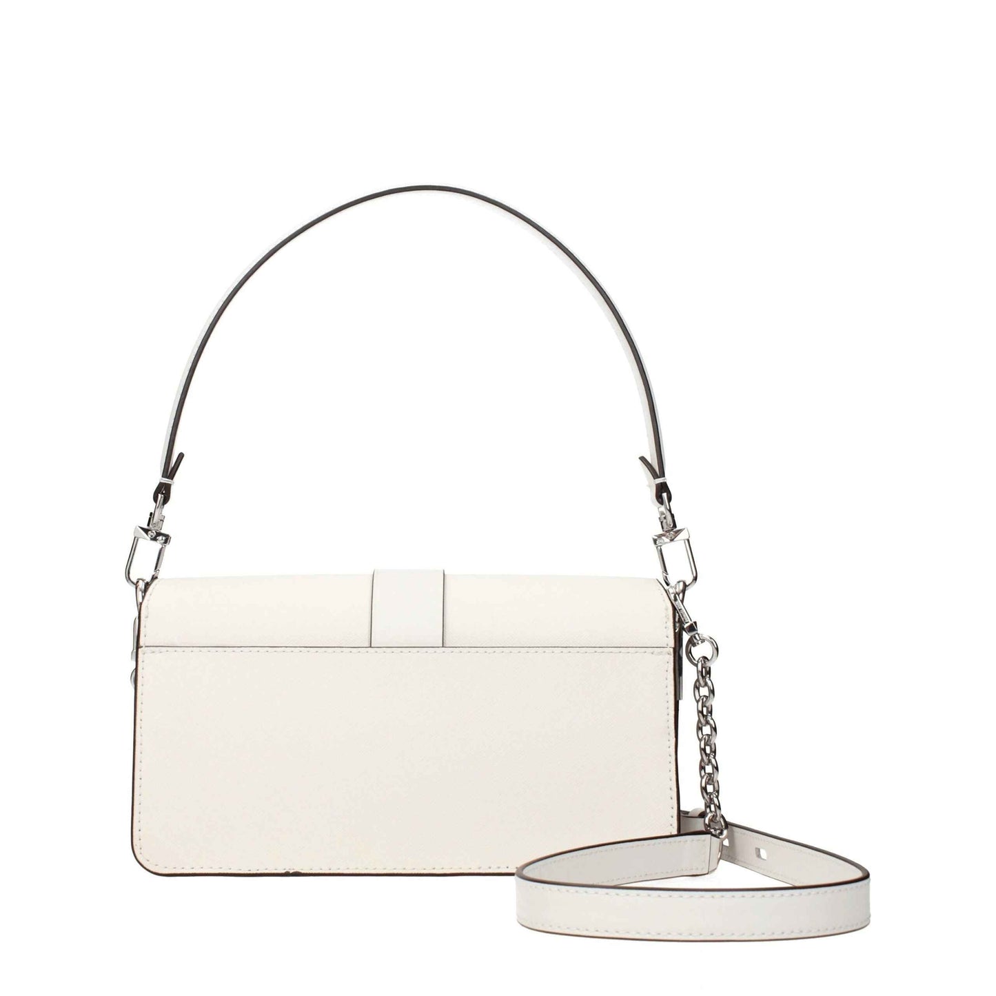 Michael Kors White Leather Handbag