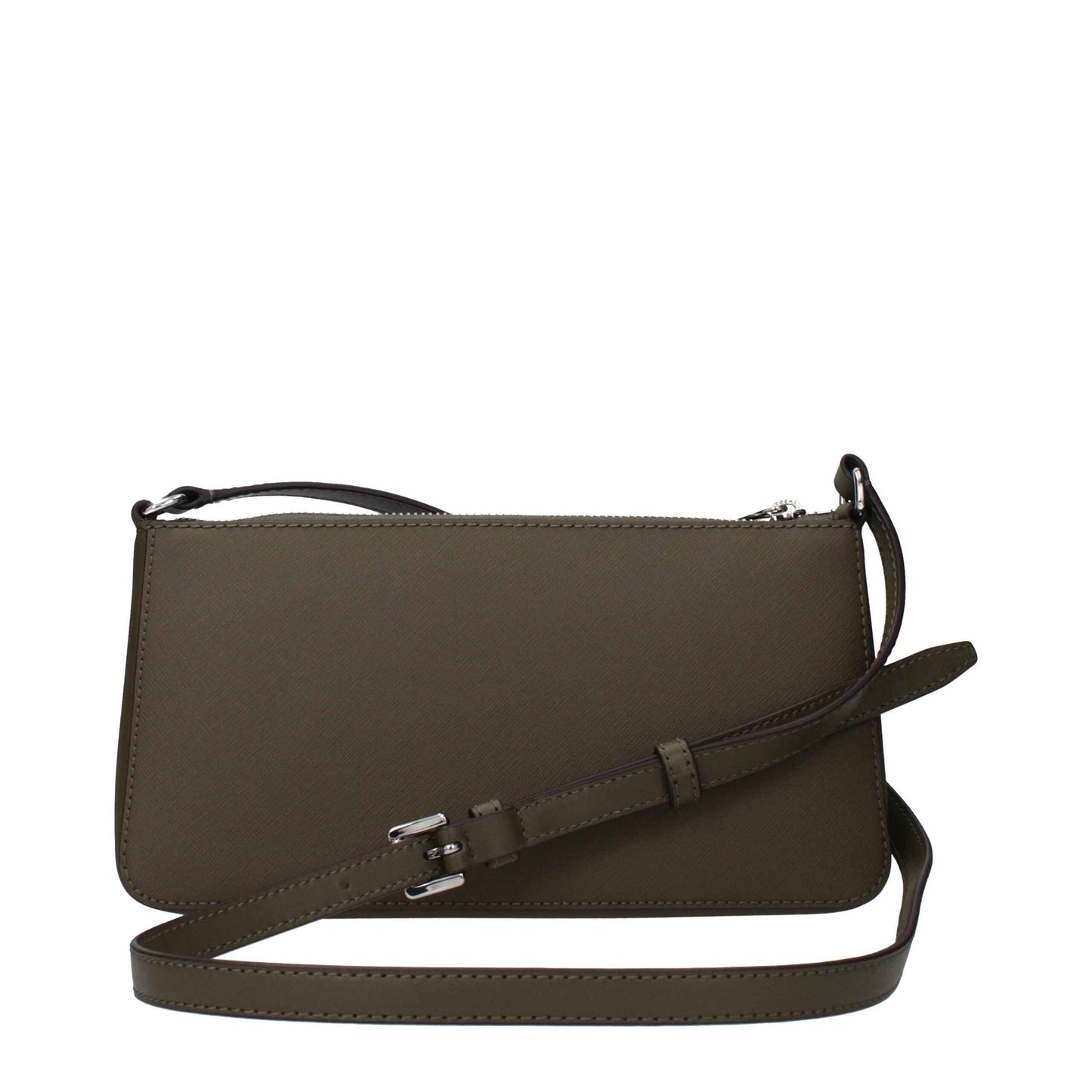 Michael Kors Green Fabric Crossbody Bag