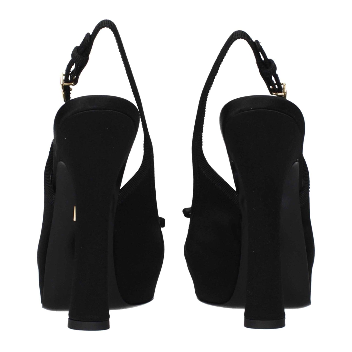 Dolce & Gabbana Black Satin Pumps