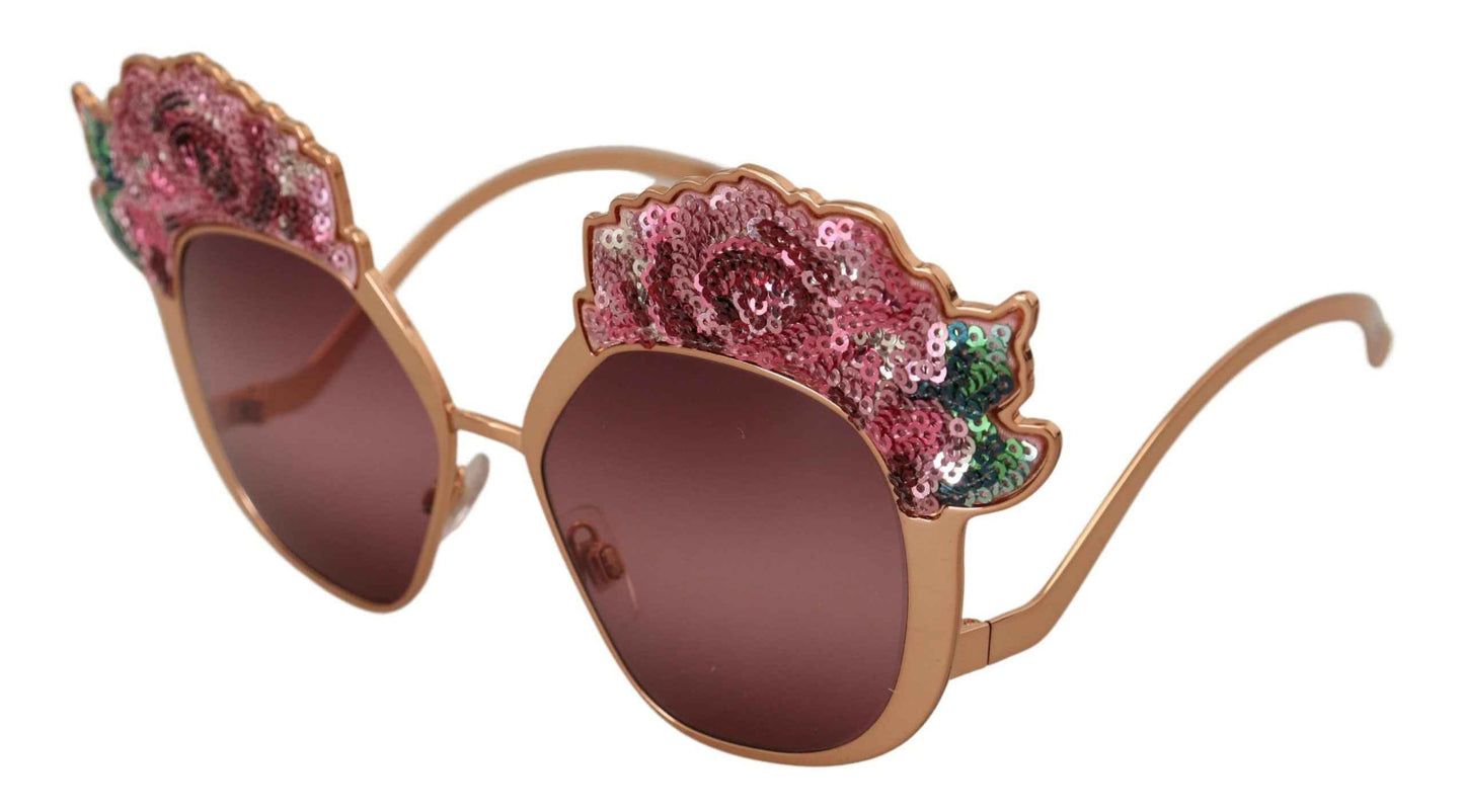 Dolce & Gabbana Pink Gold Sunglasses DG2202