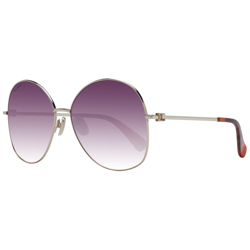 Max Mara Gold Metal Sunglasses - LuxAmoura