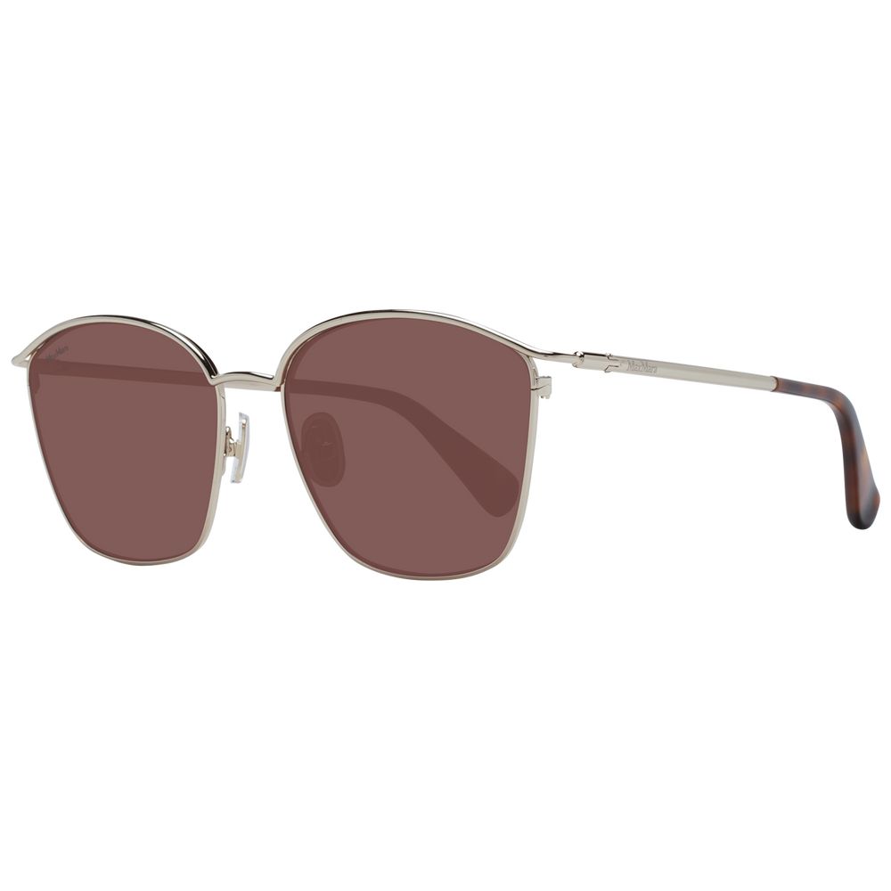 Max Mara Gold Metal Sunglasses - LuxAmoura