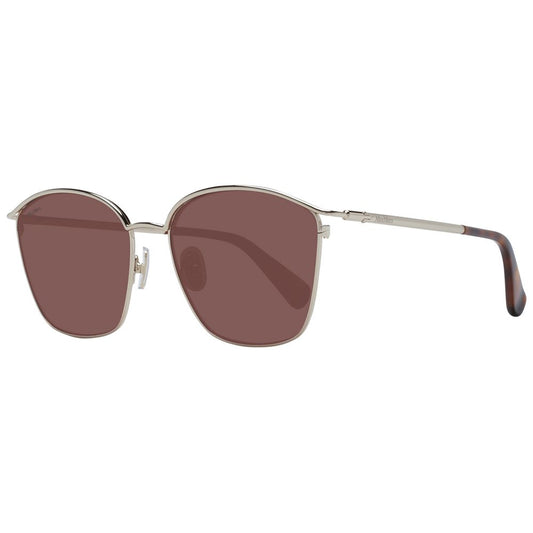 Max Mara Gold Metal Sunglasses - LuxAmoura