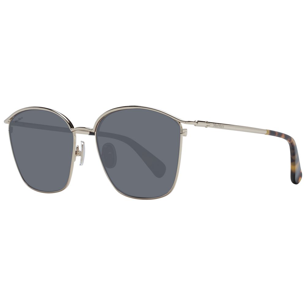 Max Mara Gold Metal Sunglasses - LuxAmoura