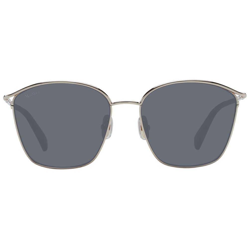 Max Mara Gold Metal Sunglasses - LuxAmoura