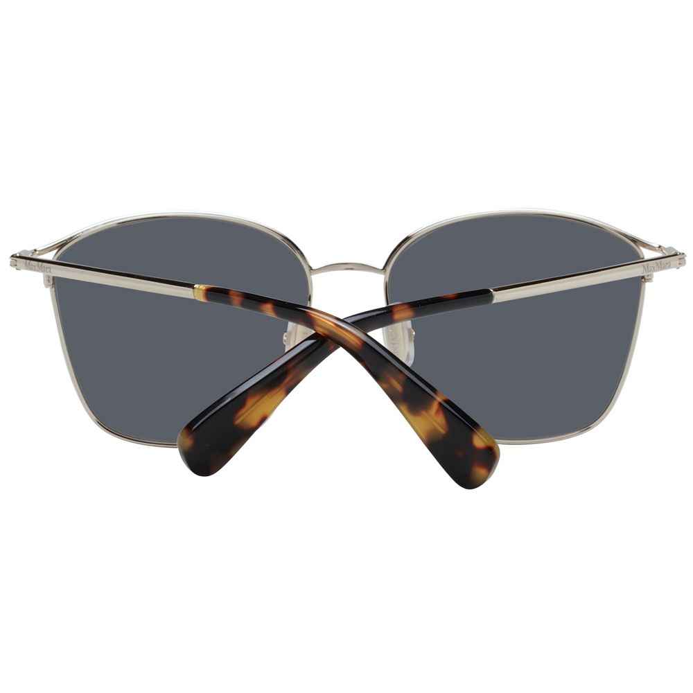 Max Mara Gold Metal Sunglasses