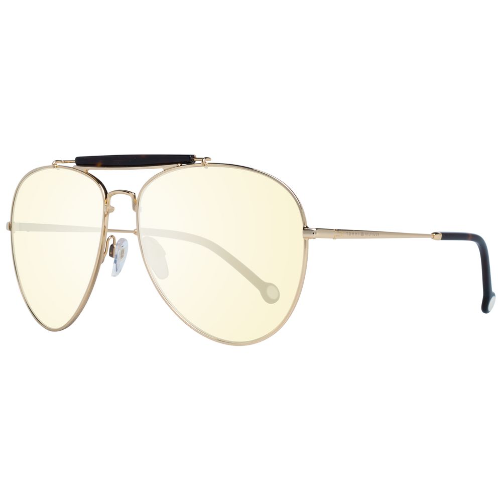 Tommy Hilfiger Gold Metal Sunglasses - LuxAmoura