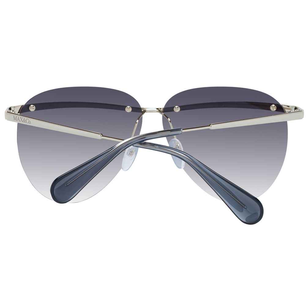 Max Gold Metal Sunglasses