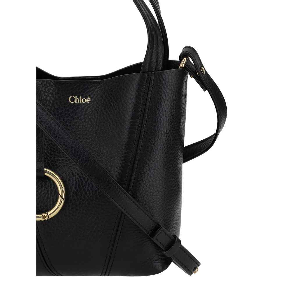 Chloé Black Calf Leather Bos Taurus Shoulder Bag