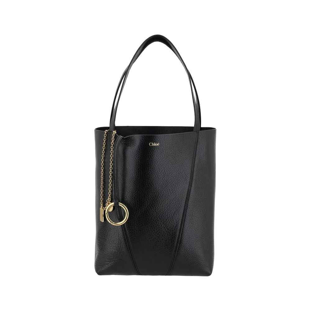 Chloé Black Calf Leather Bos Taurus Shoulder Bag