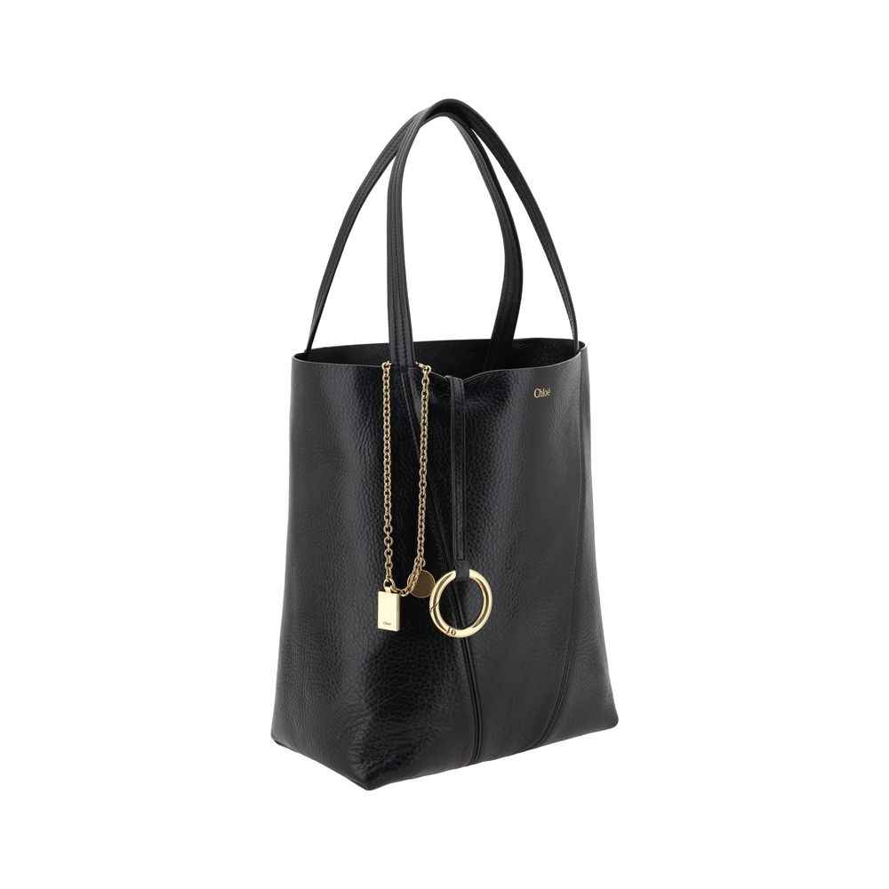 Chloé Black Calf Leather Bos Taurus Shoulder Bag