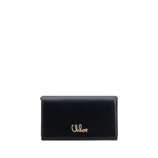 ChloÃ© Brown Calf Leather Bos Taurus Clutch Bag - LuxAmoura