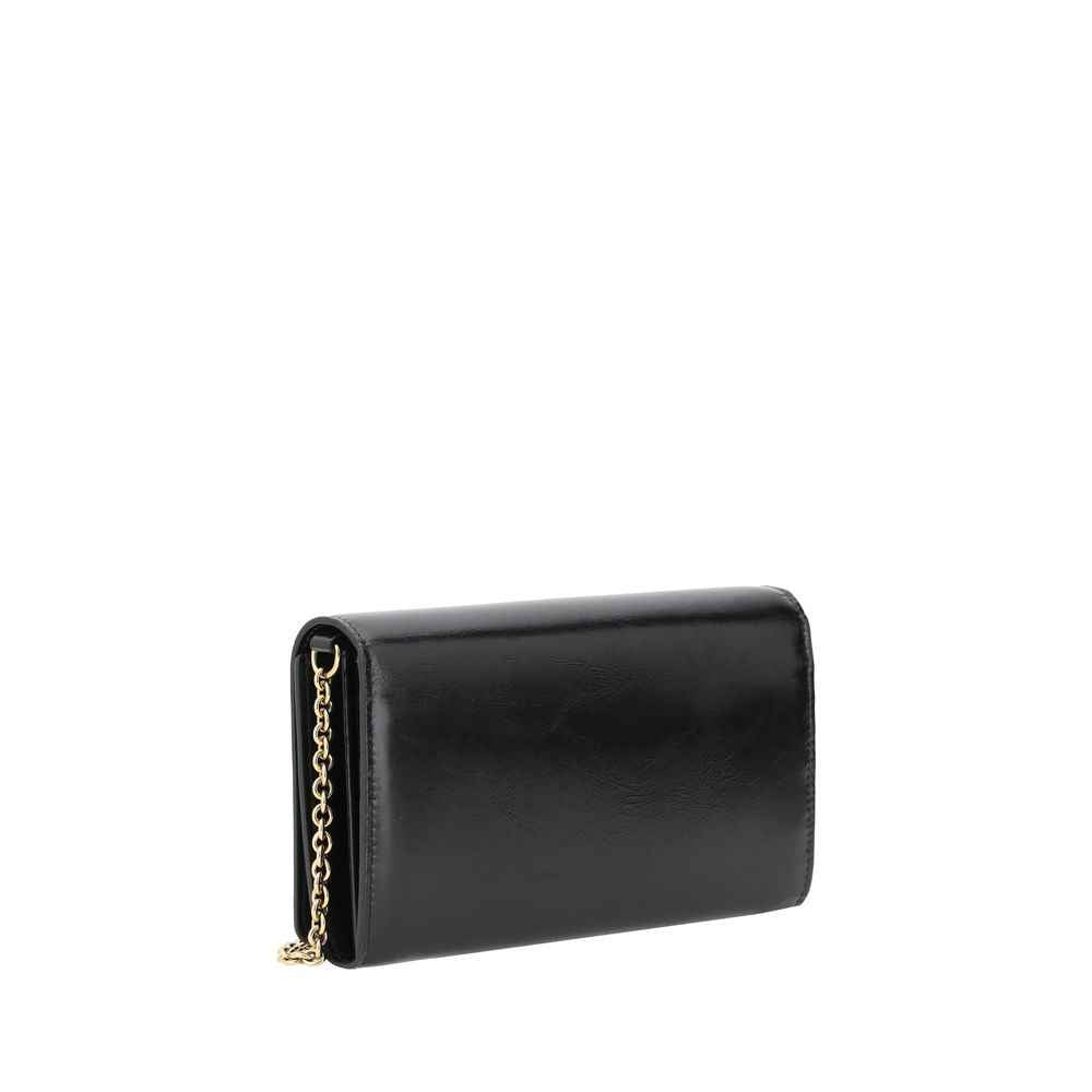 ChloÃ© Brown Calf Leather Bos Taurus Clutch Bag