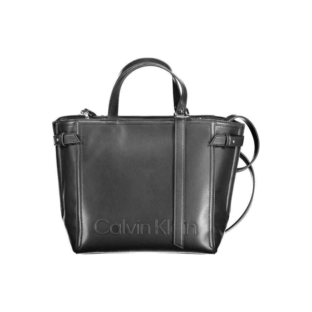 Calvin Klein Black Polyester Handbag