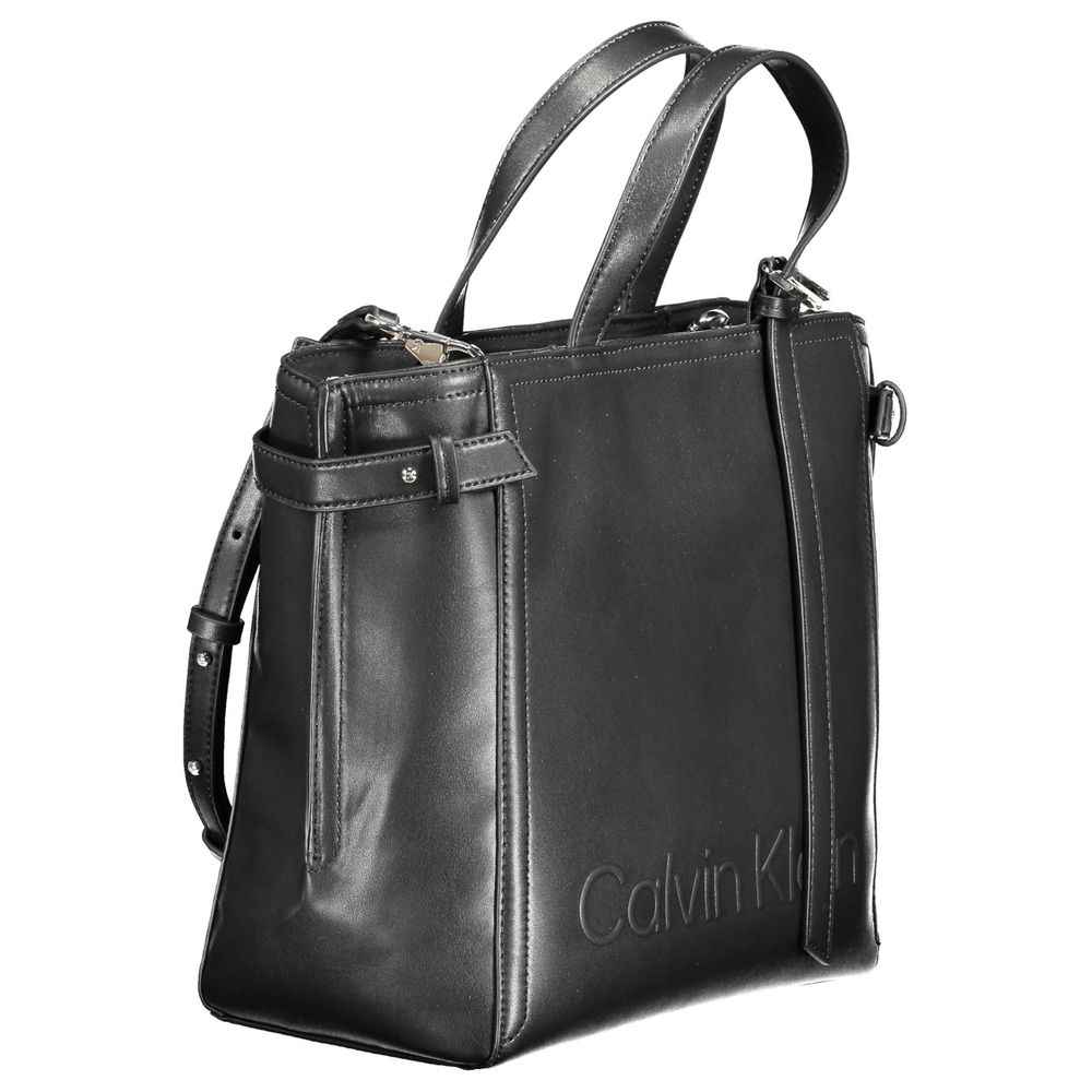 Calvin Klein Black Polyester Handbag