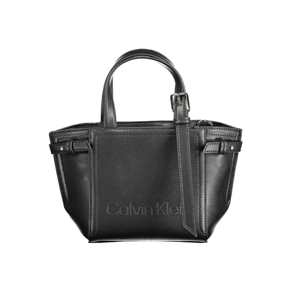 Calvin Klein Black Polyester Handbag