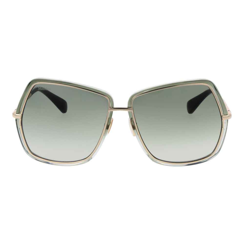 Max Mara Green Metal Sunglasses