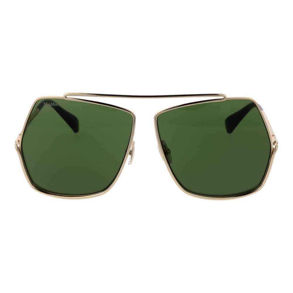 Max Mara Gold Metal Sunglasses