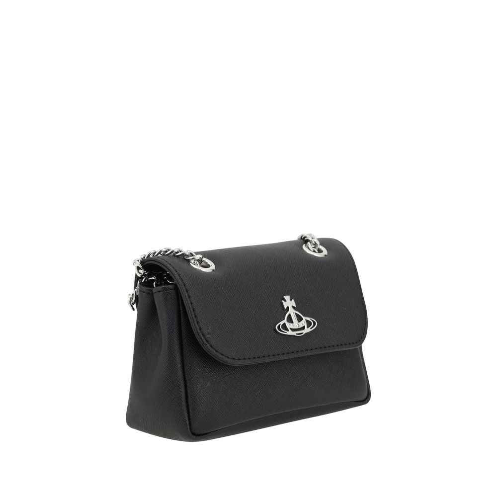 Vivienne Westwood Black Polyethylene Shoulder Bag