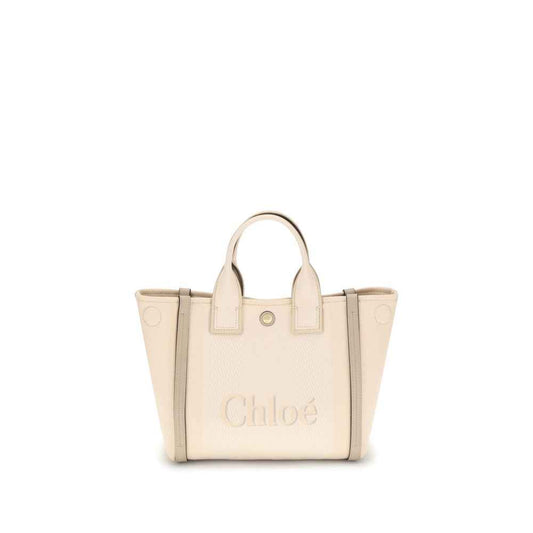 ChloÃ© Beige Cotton Shoulder Bag