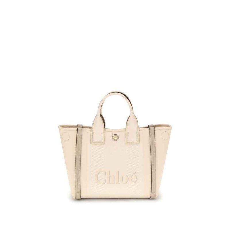 ChloÃ© Beige Cotton Shoulder Bag