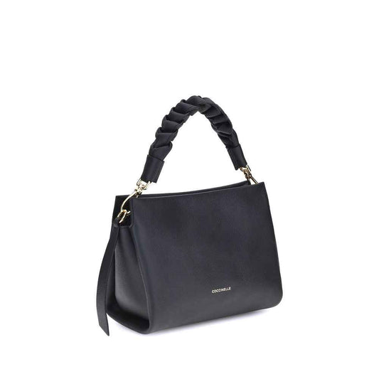 Coccinelle Black Calf Leather Bos Taurus Shoulder Bag
