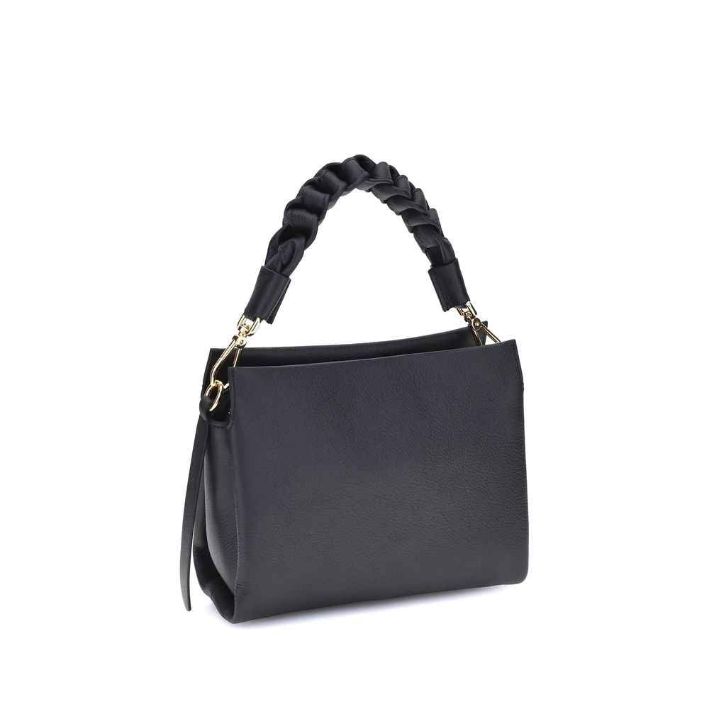 Coccinelle Black Calf Leather Bos Taurus Shoulder Bag