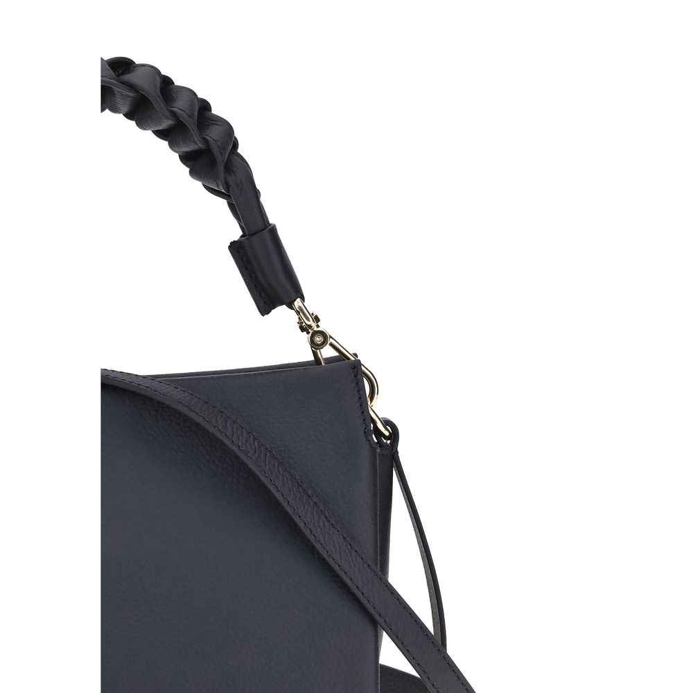 Coccinelle Black Calf Leather Bos Taurus Shoulder Bag