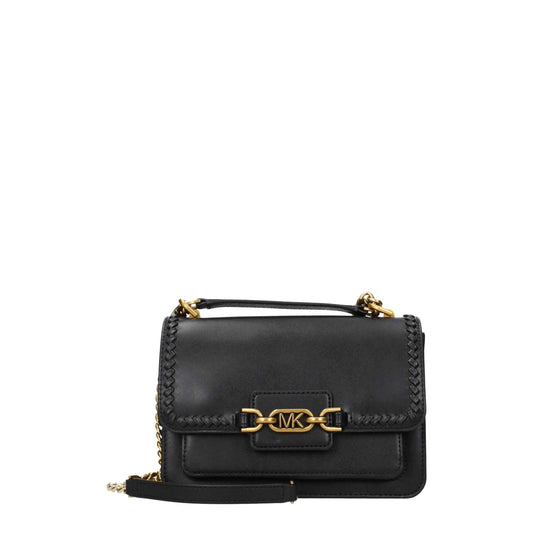 Michael Kors Black Leather Shoulder Bag