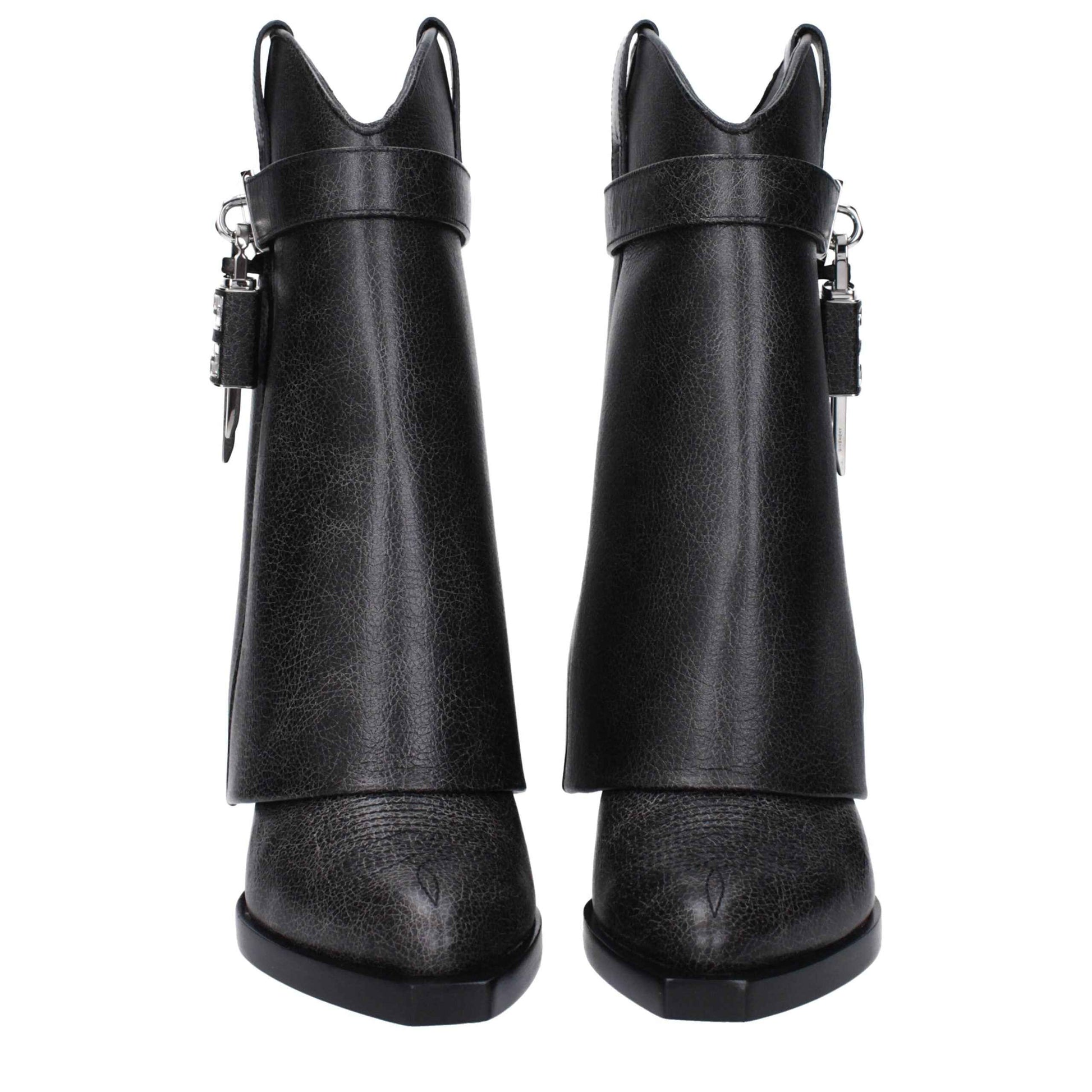 Givenchy Black Leather Ankle Boots