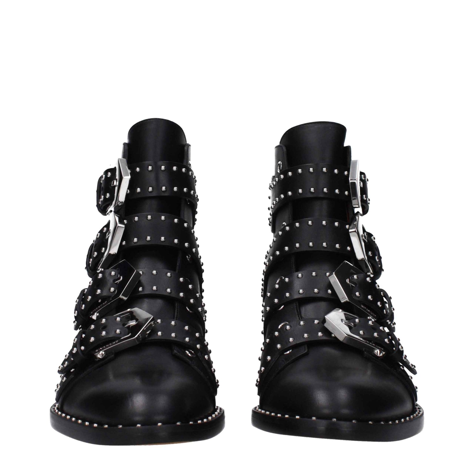 Givenchy Black Leather Ankle Boots