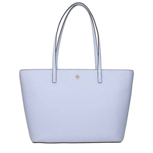 Tory Burch Light Blue Leather Shoulder Bag