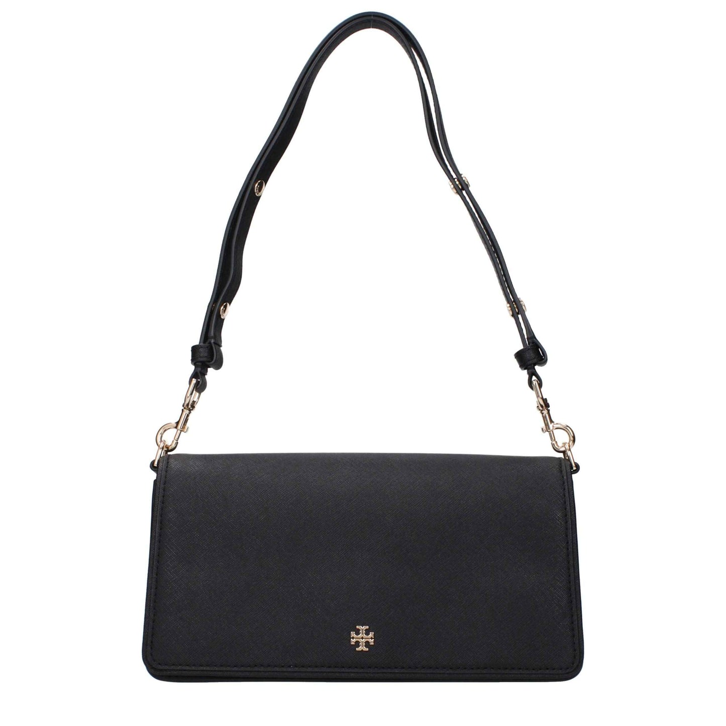 Tory Burch Black Leather Shoulder Bag