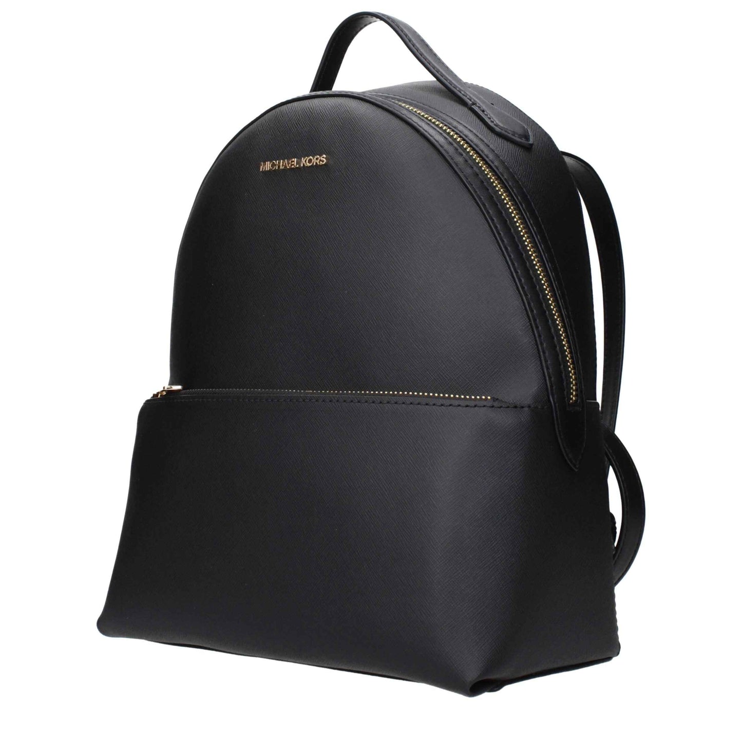 Michael Kors Black Leather Backpack