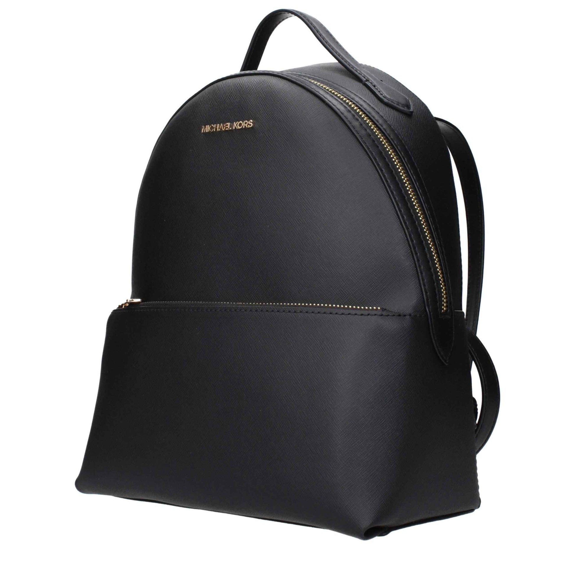 Michael Kors Black Leather Backpack
