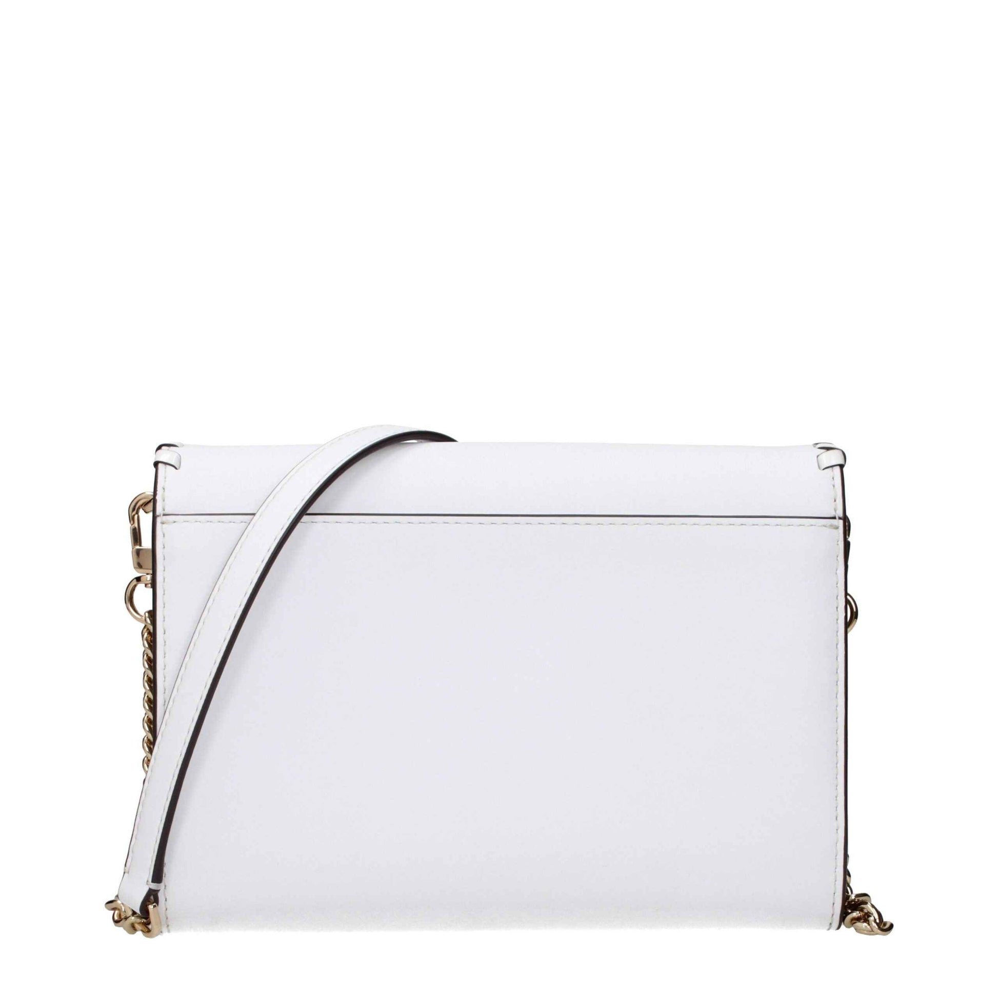 Tory Burch White Leather Clutch Bag