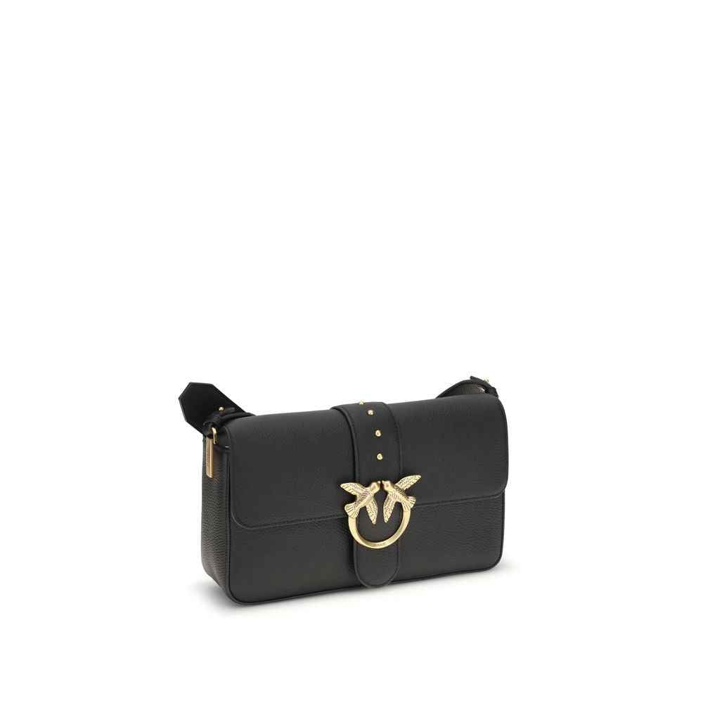 PINKO Black Black Leather Handbag