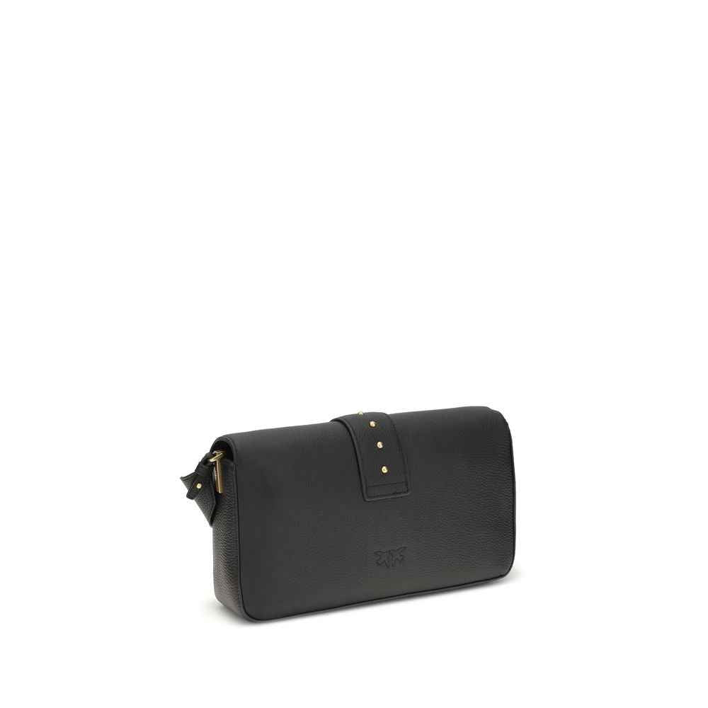 PINKO Black Black Leather Handbag