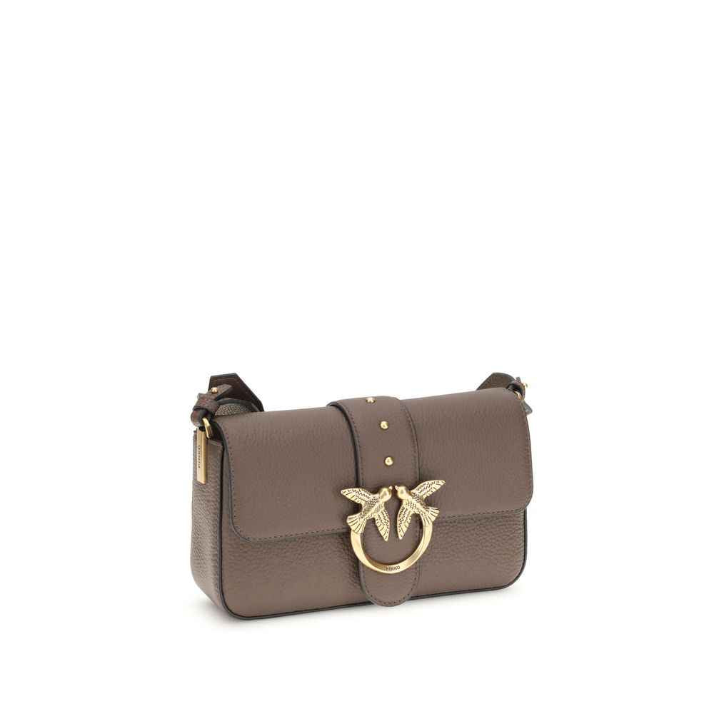 PINKO Brown Brown Leather Handbag