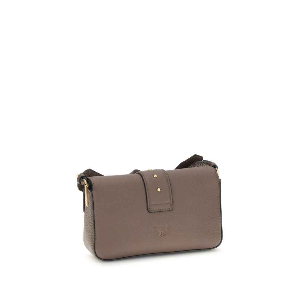 PINKO Brown Brown Leather Handbag