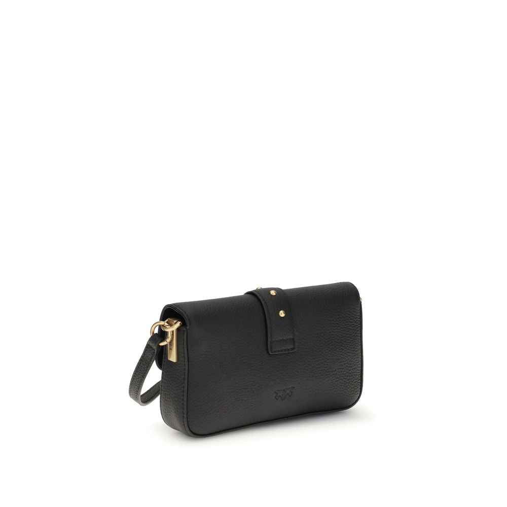 PINKO Black Black Leather Handbag