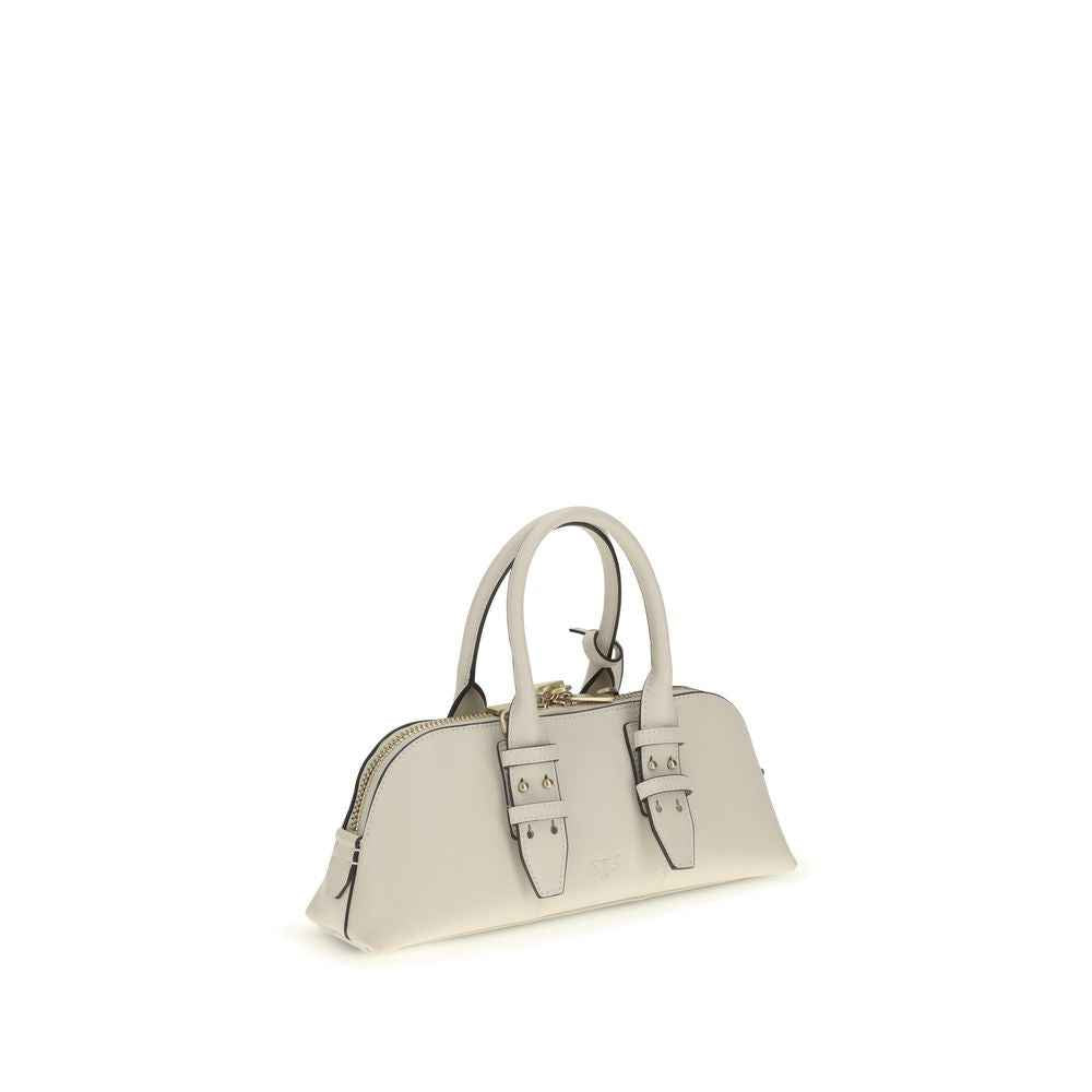 PINKO White White Leather Handbag
