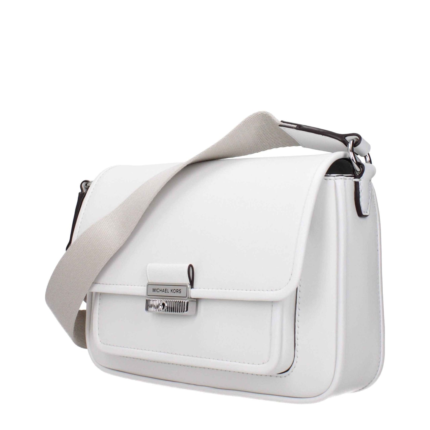 Michael Kors White Leather Crossbody Bag