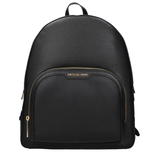 Michael Kors Black Leather Backpack
