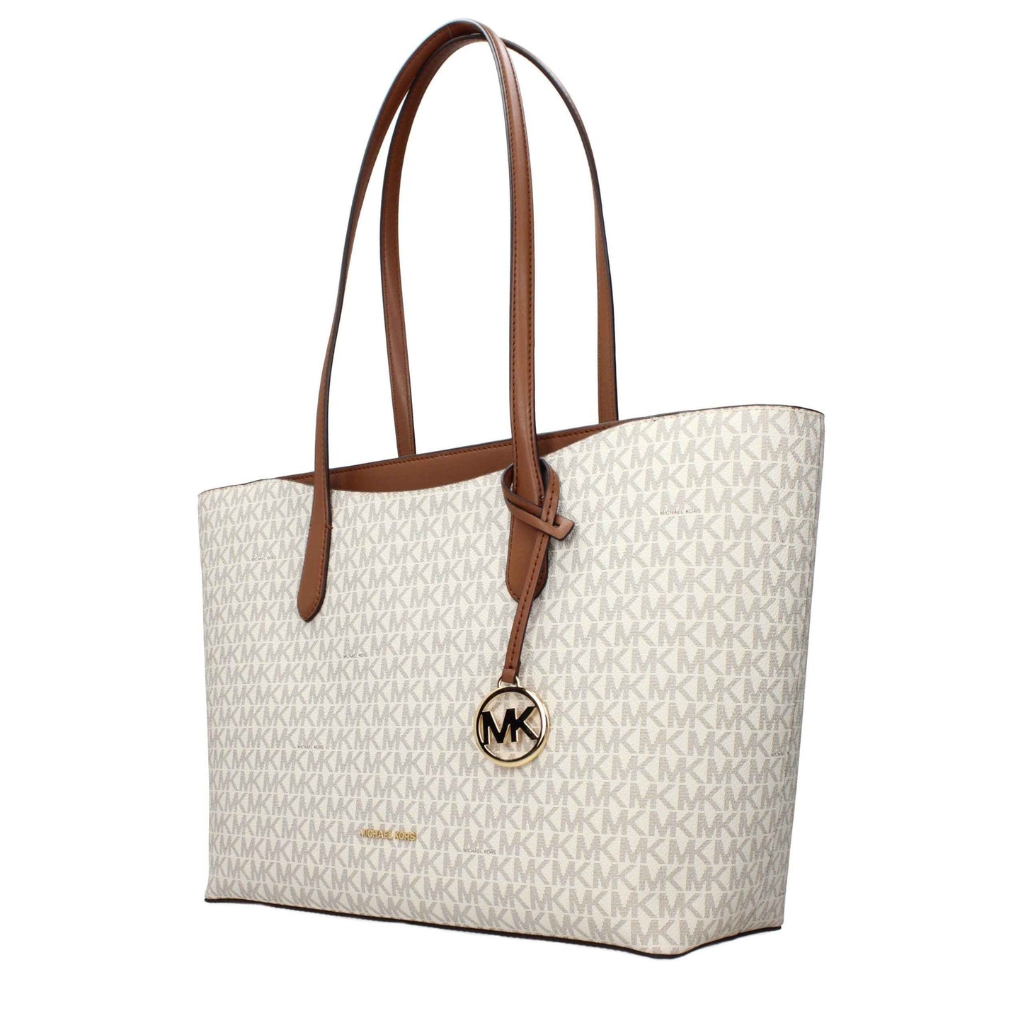 Michael Kors Beige Fabric Shoulder Bag
