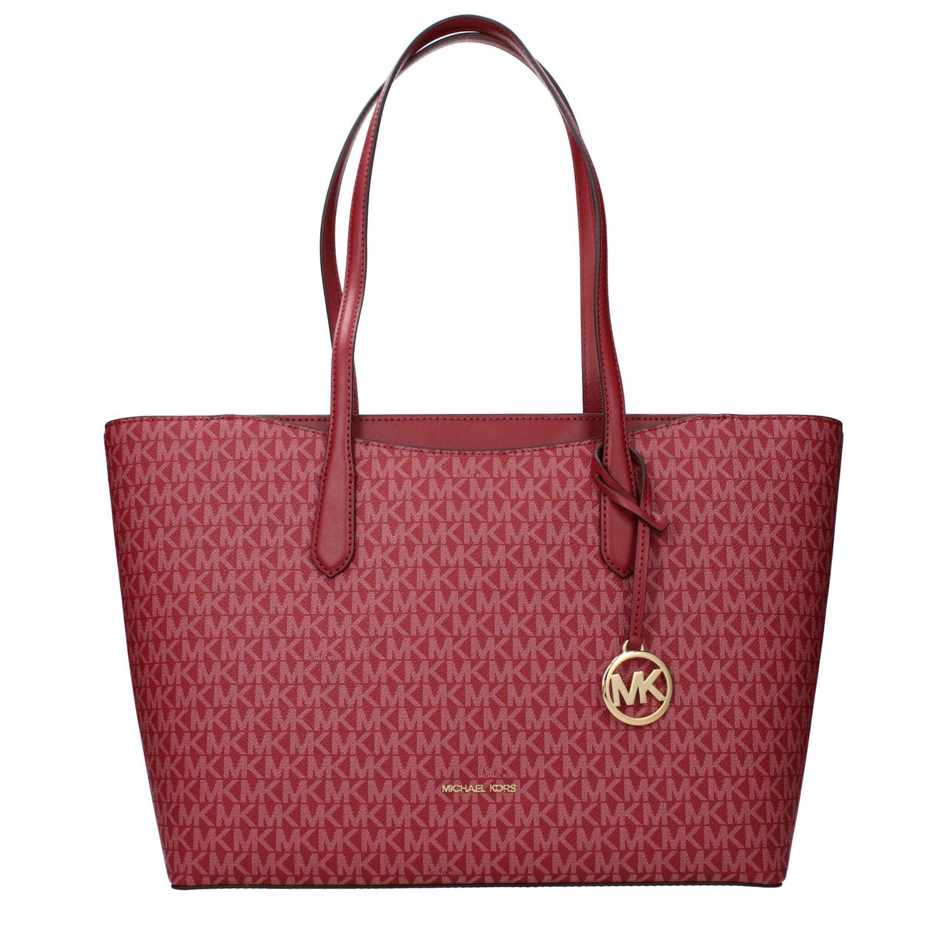 Michael Kors Red Fabric Shoulder Bag