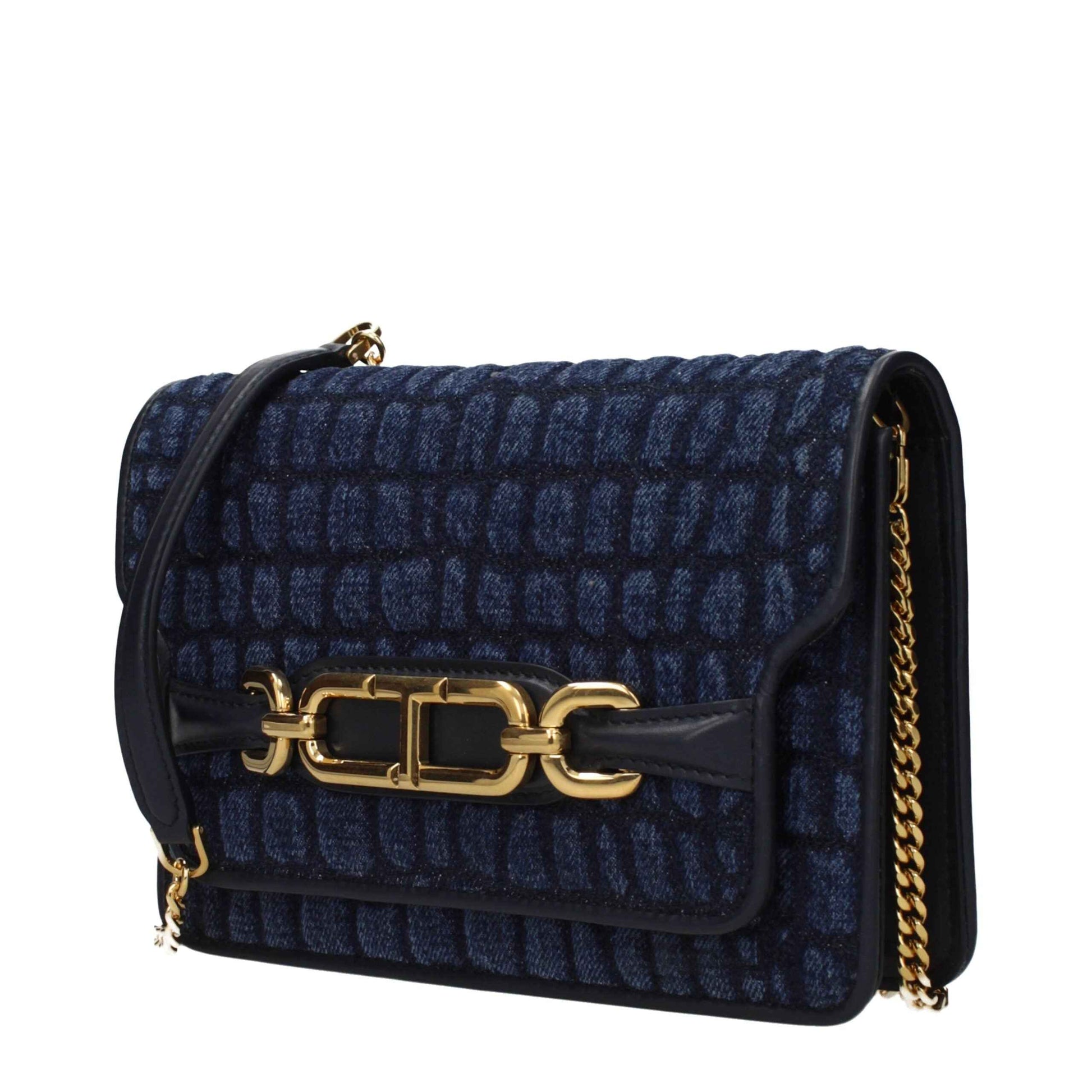 Tom Ford Blue Fabric Clutch Bag
