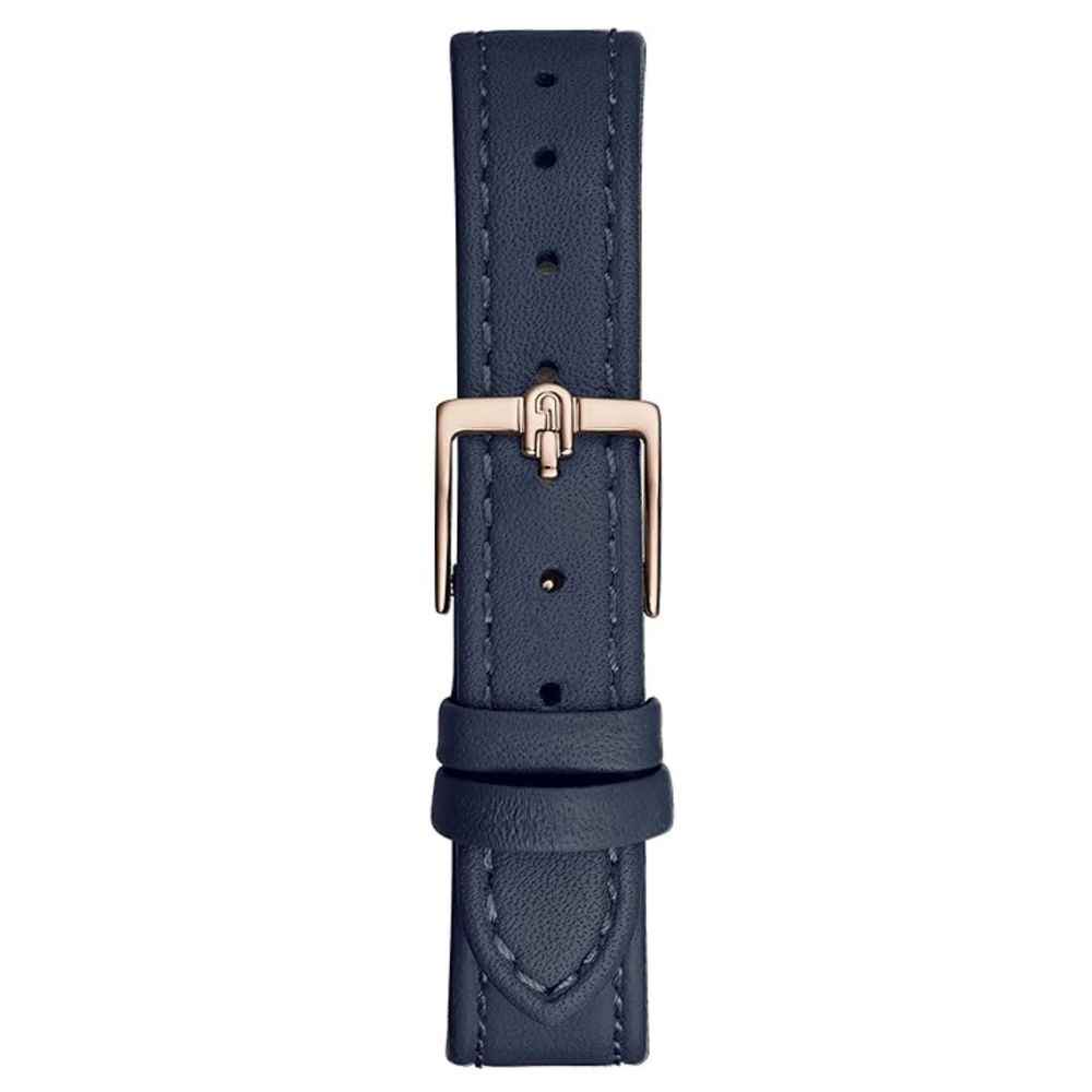 Furla Blue Leather Dress Watch